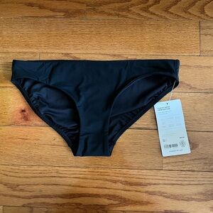 Athleta Black Classic Bikini Swim Bottom Size XS